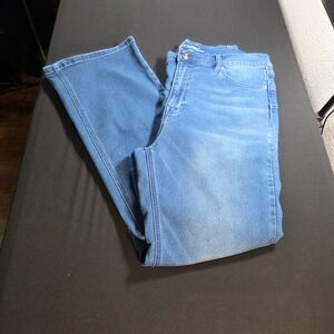 DG2 Diane Gilman Up-Lifter Bootcut Jeans Med Wash Blue Womens Size 16 High Rise